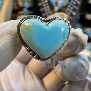 NWOT Sterling Silver + Spotted Jasper Ring